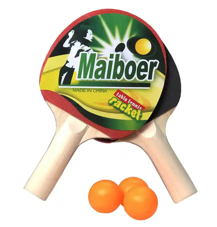 Raqueta Ping Pong Madera Para Tenis