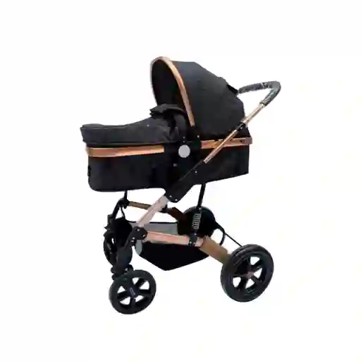 Coche Estilo Moisés 2 En 1 Maxibaby Milano Negro
