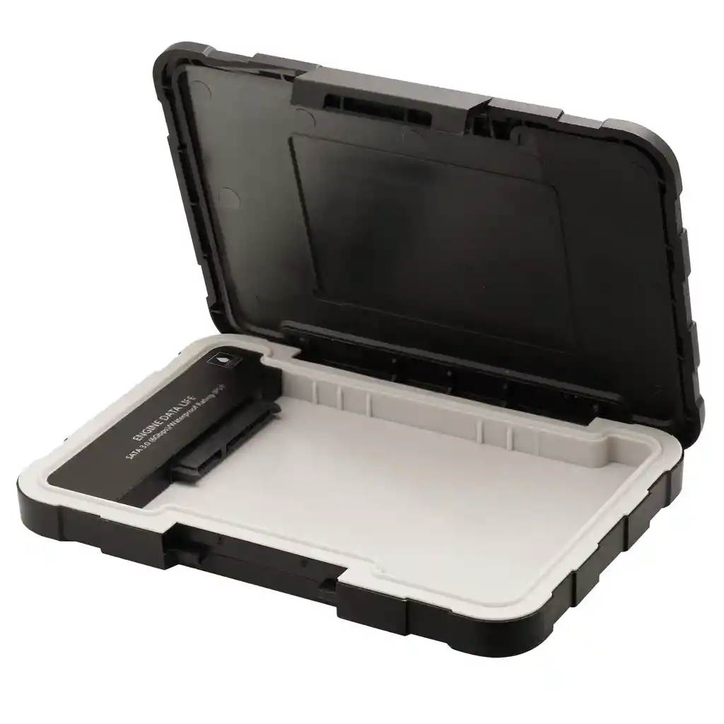 Caja Rack Para Disco / Caja Externa Antigolpes Usb 3.1 Disco Duro 2.5 / Caja Externa Adata Ed600