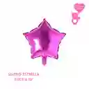 Globo Estrella Fucsia 10"