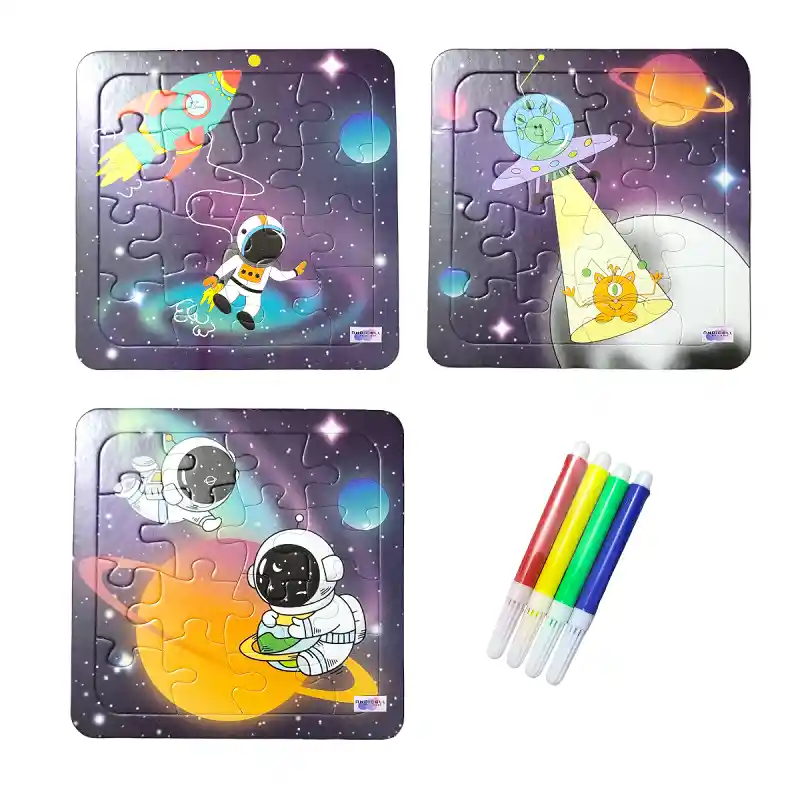 Kit Creativo Para Niños Colorea Y Arma X 8 Piezas