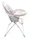 Silla Comedor Alimentación Bebe Niño Plegable Con Cinturón Rosa