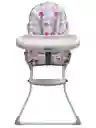 Silla Comedor Alimentación Bebe Niño Plegable Con Cinturón Rosa