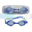 Gafas De Natación Juvenil Gvs-zs5806 Uv, Antifog, Tapa Oídos/ Azul Rey