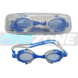 Gafas De Natación Juvenil Gvs-zs5806 Uv, Antifog, Tapa Oídos/ Azul Rey