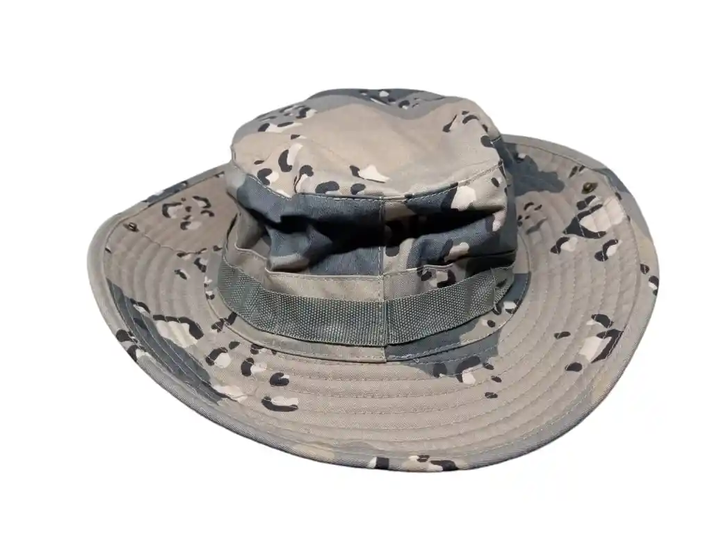 Sombrero/pava Pesquero De Camping Color Gris Camuflado