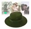 Pava Safari Pesca Sombrero Militar Camping Unisex Gorro Sol Verde Militar