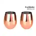 Mug Vasos Cobre Set 2 Cantina Moscow Mule Coctel Inoxidable