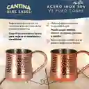 Mug Vasos Cobre Set 2 Cantina Moscow Mule Coctel Inoxidable