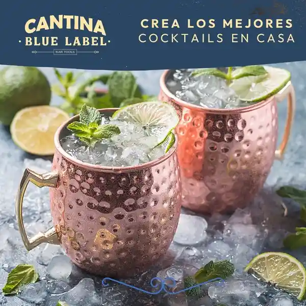 Mug Vasos Cobre Set De 2 Tazas Casatua Moscow Mule Coctel