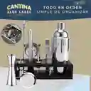 Juego Bartender Coctelera Utensilios Bar Inoxidable 12 Pzs