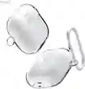 Estuche Para Airpods 4 De Silicona Con Arnes Elago En Clear