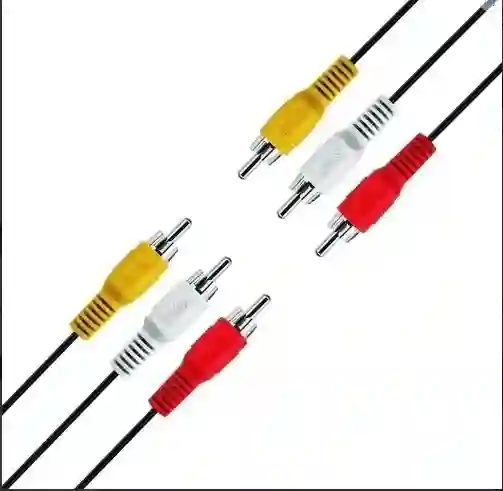 Cable Audio Y Video Rca 3x3 1.5 Metros