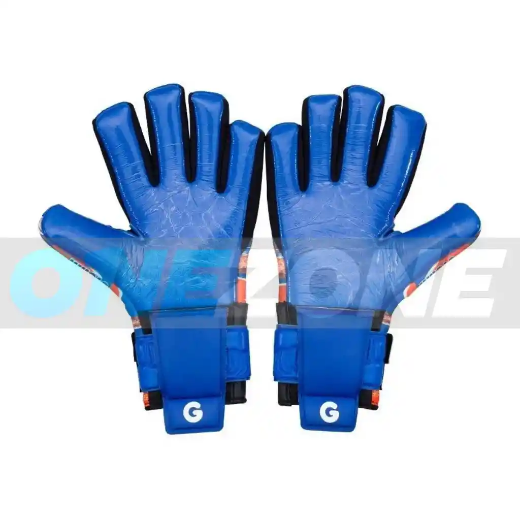 Guante De Fútbol Golty Profesional Storm Corte Negativo/ Azul - Talla: 9