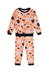 Pijama Fleece Niños Dos Piezas Halloween Talla 2 A 10