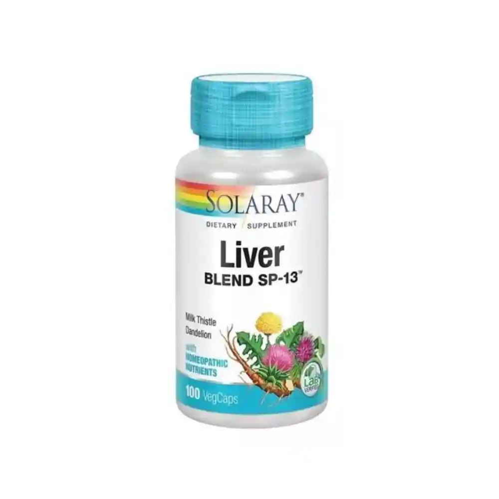 Solaray Liver Blend Sp-13 100 Capsulas