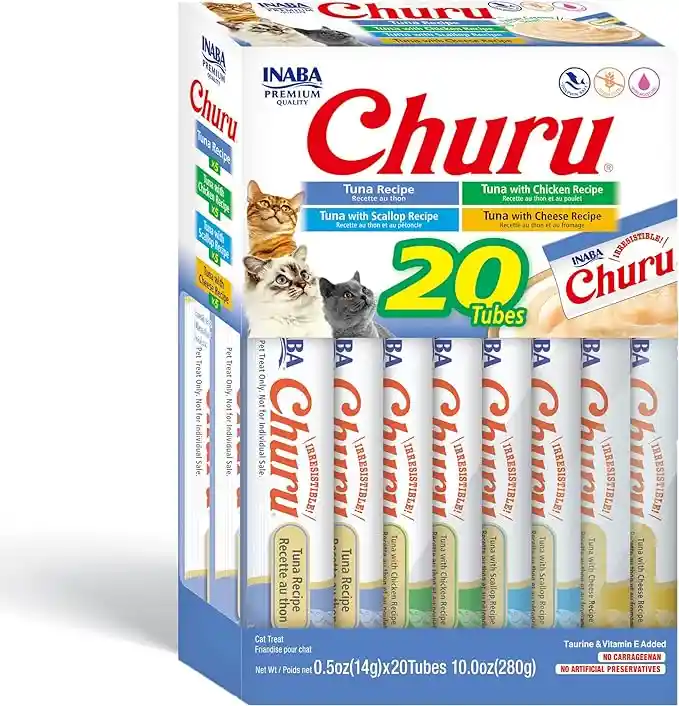 Churu Para Gatos Caja X 20 De Atun Churu Gatos Atun Churu Cat