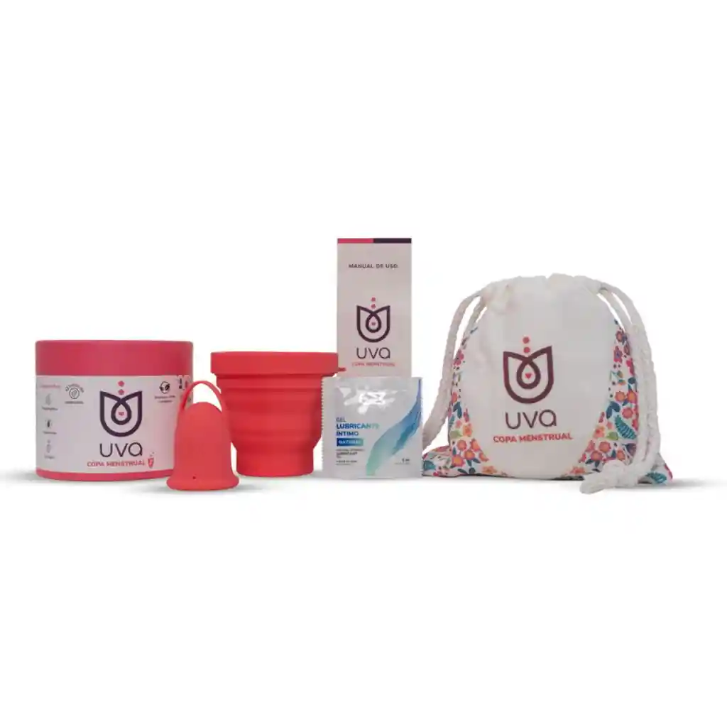 Copa Menstrual Uva 2 Talla A Salmón