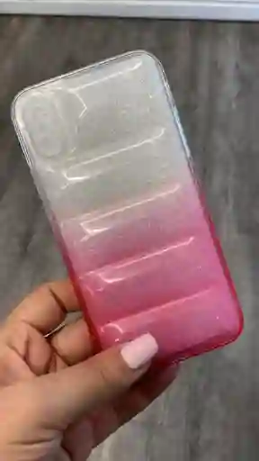 Combo Estuche Goma Degrade + Vidrio Blindado Iphone X/xs