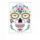 Tatuaje Temporal Catrina Mexicana Halloween Maquillaje