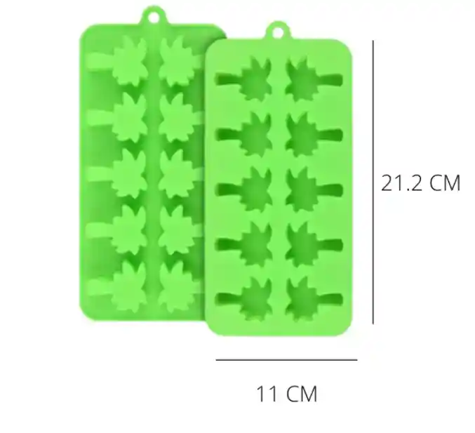 Molde Silicona Palmeras Mediano