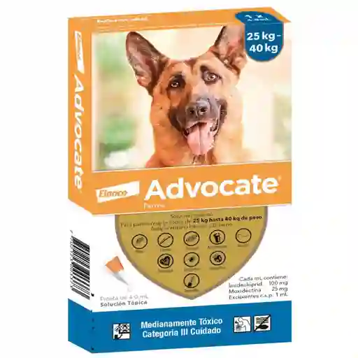 Advocate Antipulgas Para Perro 25 - 40 Kg