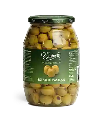 Excelencia Aceituna Verde Deshuesada 800g