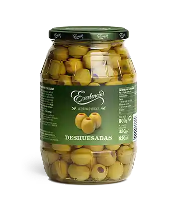 Excelencia Aceituna Verde Deshuesada 800g