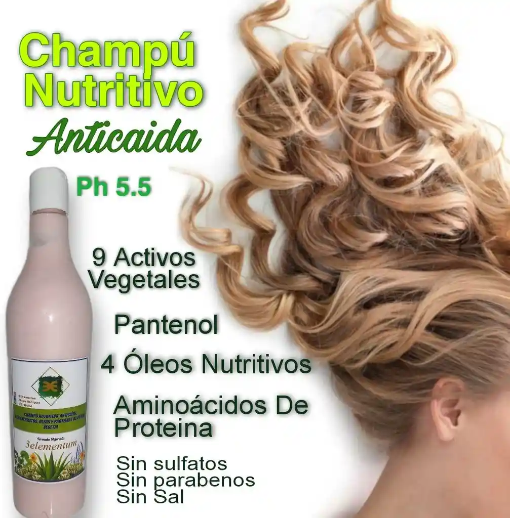 Champú Nutritivo Anticaida