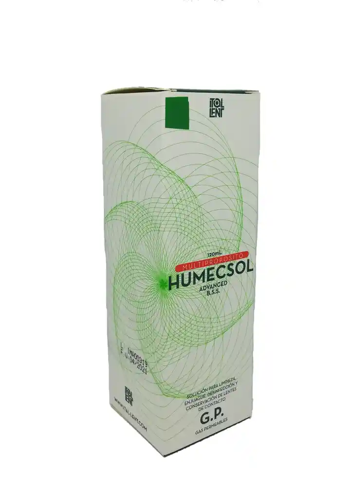 Humecsol 120 Ml Solución Para Lentes De Contacto