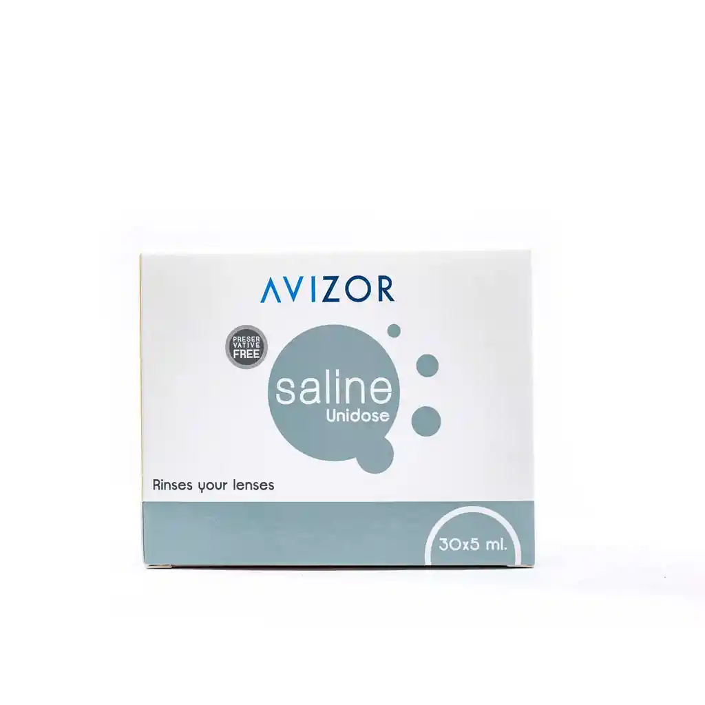 Saline Unidose Avizor Solución Para Lentes De Contacto