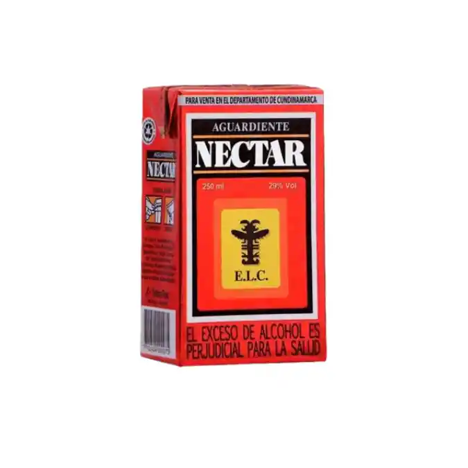 Aguardiente Néctar Rojo Sin Azúcar 250 Ml