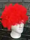 Peluca Crespa Afro Roja