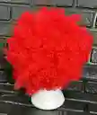 Peluca Crespa Afro Roja