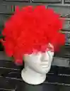 Peluca Crespa Afro Roja