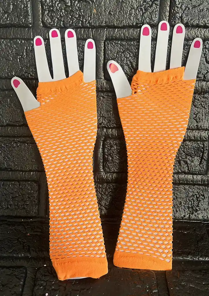 Guantes Maya Largo Naranja