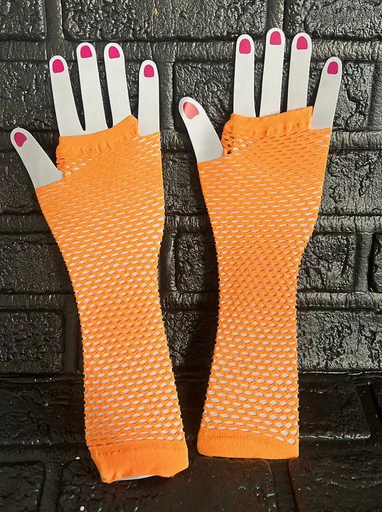 Guantes Maya Largo Naranja