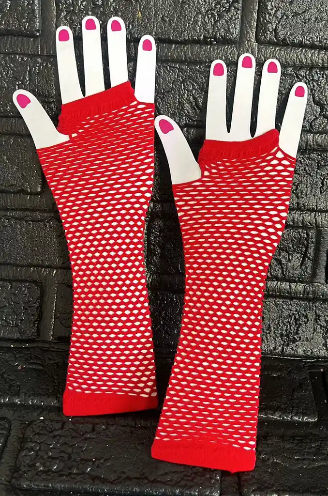 Guantes Maya Largo Rojo