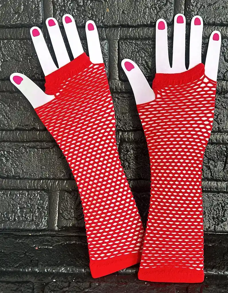 Guantes Maya Largo Rojo