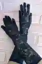 Guantes Largo Encaje Negro