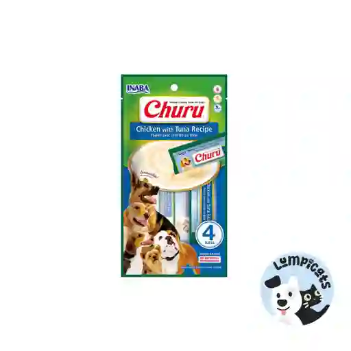 Inaba Dog Snack Churu 4 Piezas - 56 Gr Comida Para Perros