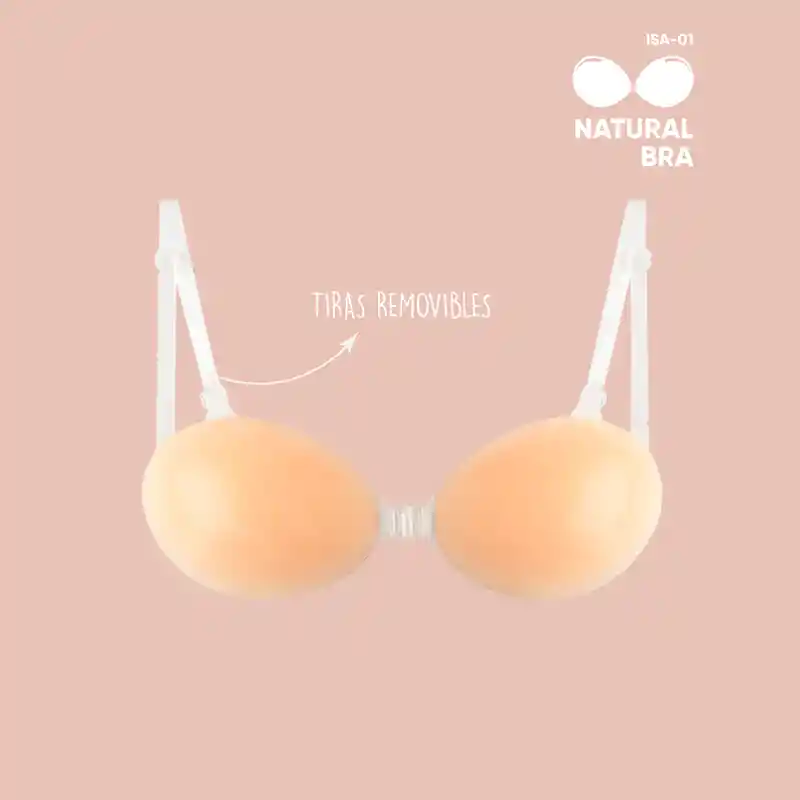 Brasier Invisible Adhesivo En Silicona / Natural Bra D38