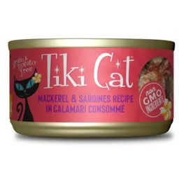 Lata Tiki Cat Mackerel And Sardines Recipe (receta De Caballa Y Sardinas) X80gr