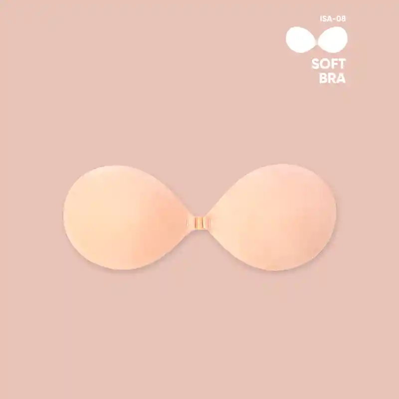 Brasier Invisble Adhesivo En Tela Con Realce / Soft Bra Nude B34