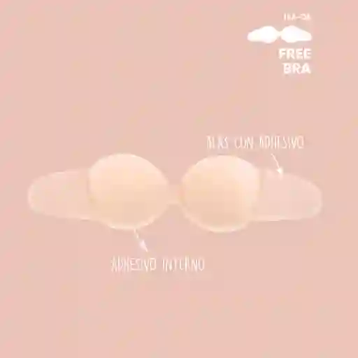 Brasier Strapless Adhesivo / Free Bra Nude D38