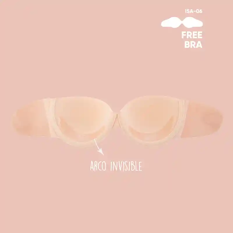 Brasier Strapless Adhesivo / Free Bra Nude D38