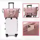 Bolso De Hombro De Viaje Grande Impermeable Plegable Negro Liso