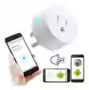 Enchufe Inteligente Toma Wifi Smart Echo Alexa Google Y Siri Color Blanco