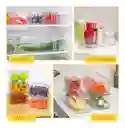 Organizador Nevera Set X7 Contenedores Con Tapa Apilables