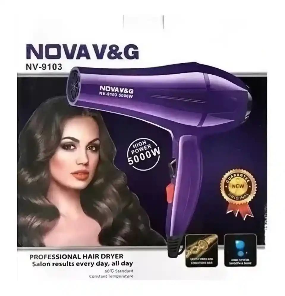 Secador Para Cabello Nova 9103 Frio Caliente